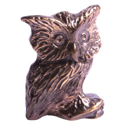 Chouette en relief décoration et collection cadeau porte bonheur bijouterie marque By Mode France