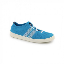 Sneakers été turquoise éthique